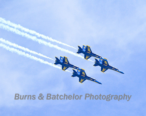 US Navy Blue Angels Diamond Formation